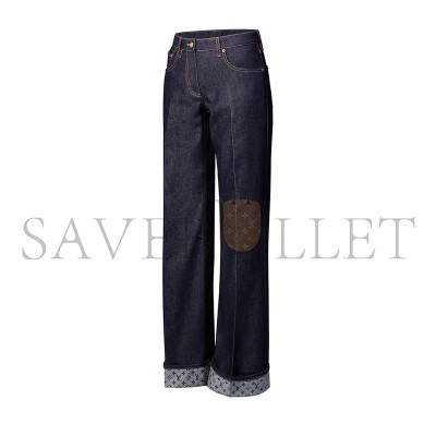 LOUIS VUITTON CUFFED HEM FLARED JEANS 1AIBHB
